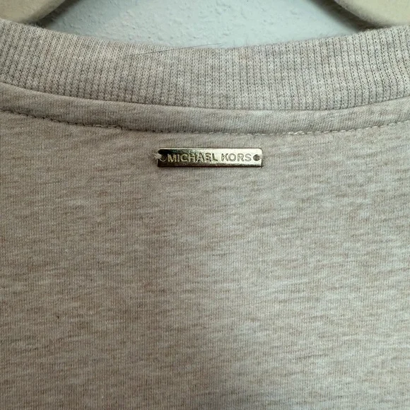 Michael Kors Tan Sweatshirt with White Logo - Picture 4 of 4